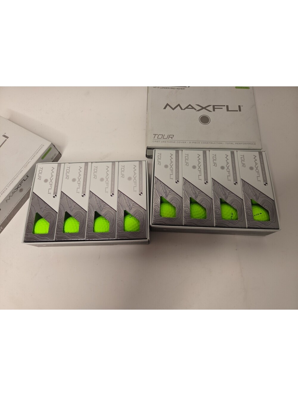 Maxfli Tour Center Of Gravity Balanced Max Align Golf Balls 12pk Green 2 Boxes